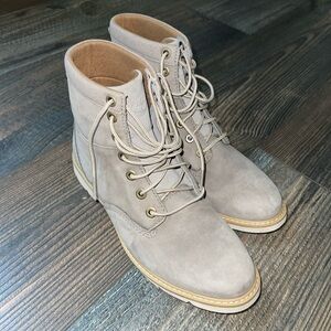 Grey Timberland Boots